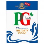 PG Tips DECAF - 70 Tea Bags - Best Before: 12/2024